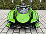 Дитячий електромобіль на акумуляторі Lamborghini M 4865 з пультом радіокерування для дітей 3-8 років зелений, фото 8