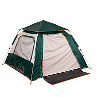 Палатка трехместная с тентом для кемпинга и туризма SY-22ZP003 FDSO Серо-зеленый (59508231) z19-2024