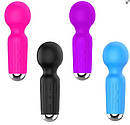 Вібростимулятор Rechargeable Mini Masager USB 20 Functions - Blue, фото 4