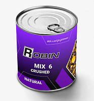 Зерновий мікс ROBIN MIX-6 Подріблений Natural 900 ml ж/б