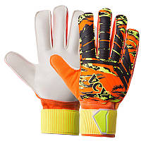 Перчатки вратарские с защитой пальцев VCY FB-931 FDSO 10 Оранжевый (57508338) z19-2024