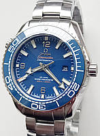 Часы мужские OM Seamaster (Planet Ocean) blue механика.кл.ААА