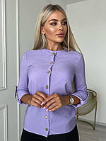 Великолепная женская блузка из софта 42/44, Сиреневый