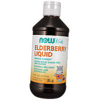 Концентрат Бузины для детей Elderberry Liquid for Kids Now Foods 237мл (71128173) z19-2024