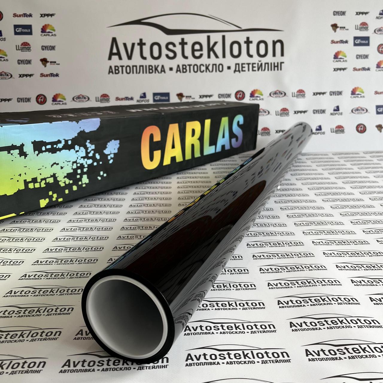 Чорний глянець вінілова плівка Carlas для кузова авто литий 1.5 м