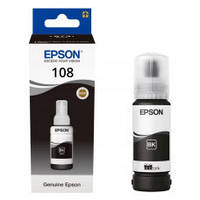 Оригінальне чорнило Epson 108 EcoTank L8050/L18050 Black (Чорне) C13T09C14A 70 мл