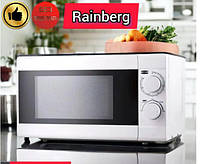 Маленькая надежная микроволновка 20 литров Rainberg, Мощная качественная Микроволновая печь