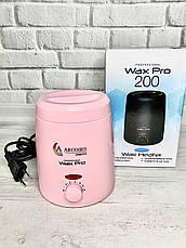 Баночний воскоплав Wax Pro-200 з керамічною чашею для депіляції на 200 мл, фото 2