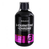 Жиросжигатель для спорта BioTechUSA L-Carnitine 35.000+Chrome 500 ml Orange z19-2024