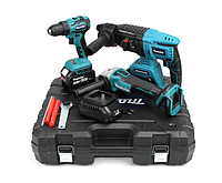 Аккумуляторный перфоратор makita dhr202 + Дрель-шуруповерт Makita DDF484Z + Болгарка Makita DGA504Z