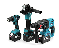 Дрель-шуруповерт Makita DDF484Z, Перфоратор makita dhr202z lxt, Болгарка dga504 макіта