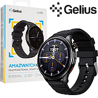 Стильные смарт-часы Smart Watch Gelius Amazwatch GT3 GP-SW010 Black | Поддержка голосовых вызовов