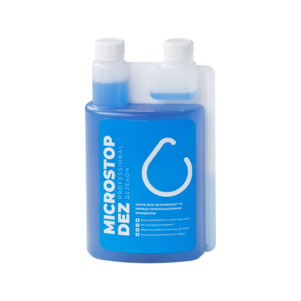 ЗАСІБ ДЕЗІНФЕКЦІЇНИЙ MICROSTOP DEZ PROFESSIONAL ДЕЗЕКОН, 1000 МЛ, фото 1