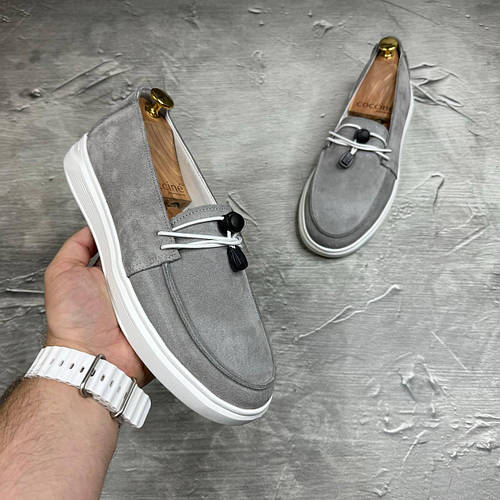 Мужские летние лоферы | Повседневная замшивая мужская обувь | Удобные ...