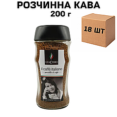 Ящик розчинної кави Alvorada GiaComo il Caffe Italiano 200 г (у ящику 18 шт)