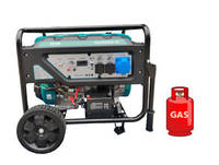 Генератор ГАЗ/бензиновый INVO H6250D-G 5.0/5.5 кВт с электрозапуском