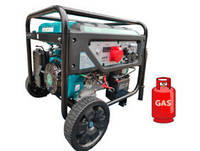 Генератор ГАЗ/бензиновый INVO H9000DТ-G 7.2/7.7 кВт, трехфазный, с электрозапуском