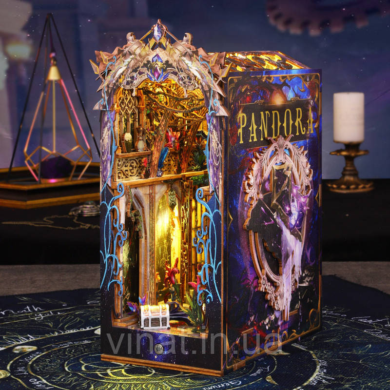 Бук Нук Скринька Пандори Book Nooks Pandora's Box 3D пазл Книжковий куточок своїми руками JTSL-11