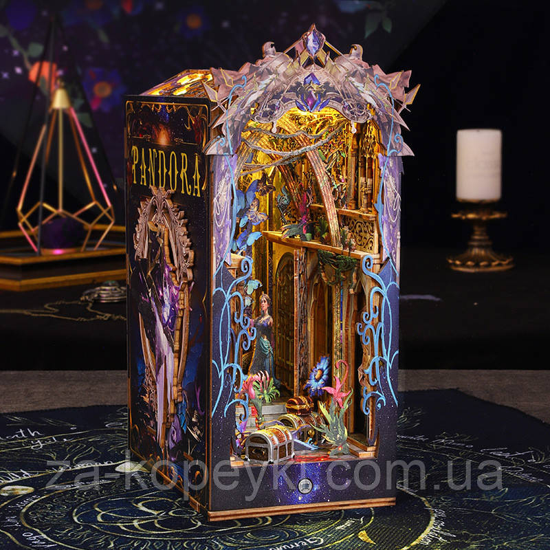 Бук Нук Скринька Пандори Book Nooks Pandora's Box 3D пазл Книжковий куточок своїми руками JTSL-11