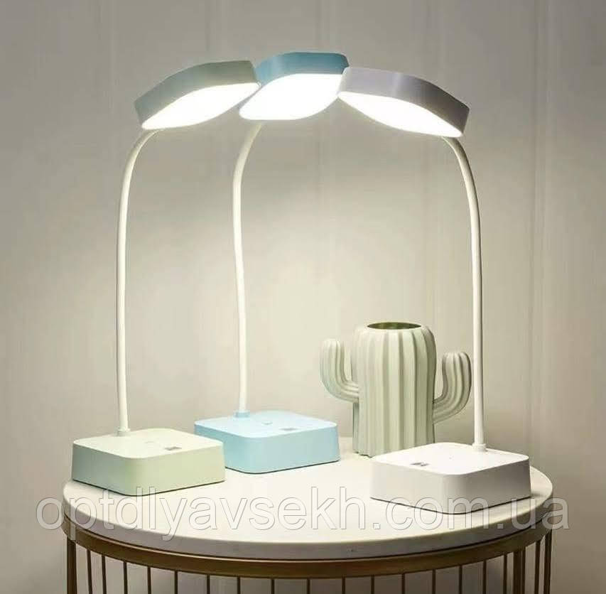 Гнучка настільна лампа 1954 на акумуляторі, 3 Вт. - для освітлення робочого місця, фото 1