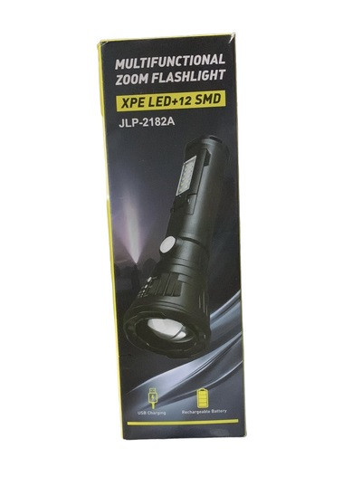 Багатофункціональний ліхтарик ZOOM Flashlight XPE LED+12 SMD, в кор. 20*6*6см