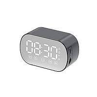 Будильник с радио Clock Bluetooth Digital Speaker зеркальные часы музыкальным будильником, часы колонка «T-s»