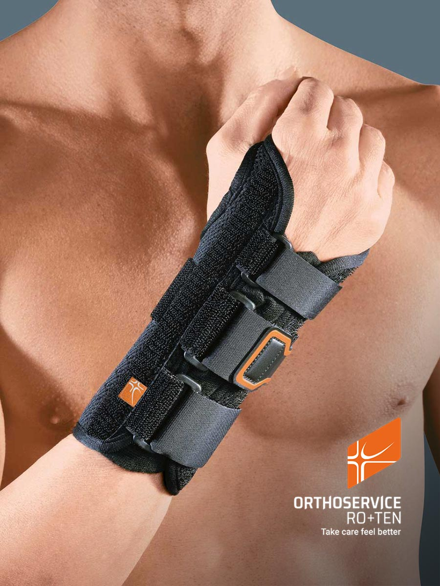 Ортез на променево-зап'ястковий суглоб із пальцем, відкритий PolFIT 17 Orthoservice (Швейцарія) MP1119, фото 1