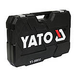 Набір інструментів 1/2"/3/8"/ 1/4" 198 ел. Yato YT-38850, фото 5