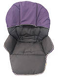 Чохол DavLu на стільчик для годування Capella Фіолетовий (000206), фото 2