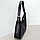 Сумка багет жіноча шкіряна чорна Handycover S452 на плече, фото 2