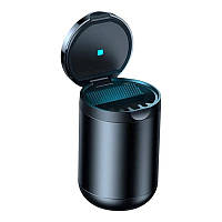 Попільничка для автомобіля з підсвіткою Baseus C20464700111-00 Black S