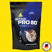 Inkospor Active Pro 80 вкус эспрессо макиато 500 г, протеины, молочный белок, сывороточный белок, яичный белок