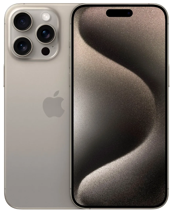 Смартфон Apple iPhone 15 Pro 128Gb Natural Titanium (MTUX3) Official Version