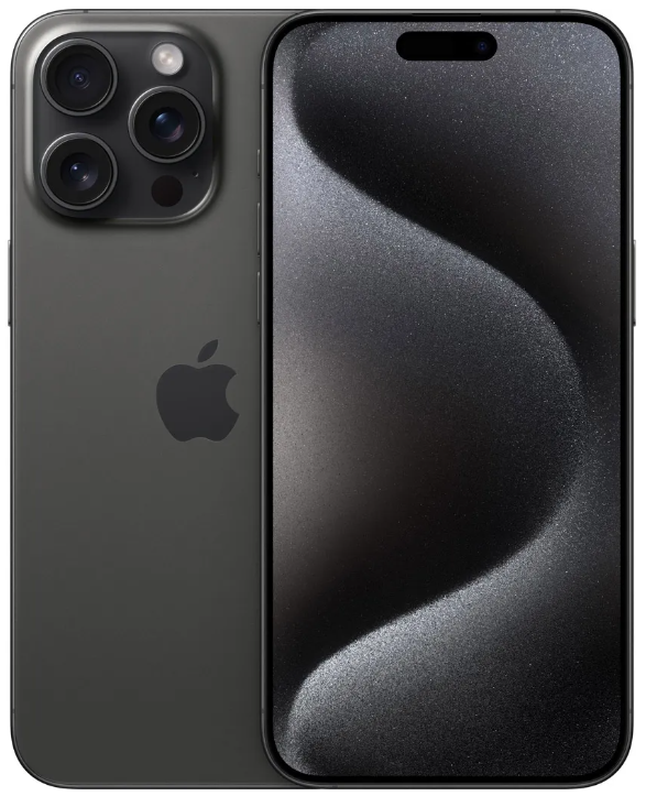 Смартфон Apple iPhone 15 Pro 256Gb Black Titanium (MTV13) Official Version