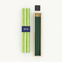 Японские благовония Nippon Kodo Kayuragi Green tea Арома палочки Зеленый чай 40 шт