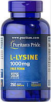 L-лизин Puritan's Pride L-Lysine 1000 mg 250 caps
