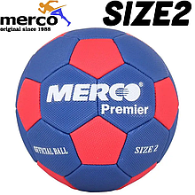 М'яч гандбольний спортивний ігровий м'яч для гандболу Merco Premier Handball Ball Blue, розмір №2