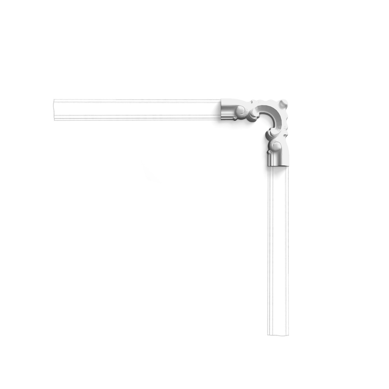 Кутовий елемент до молдингу Orac Decor P8030