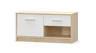 Тумба 1Д1Ш Тіпс Меблі Сервіс Сонома/Білий