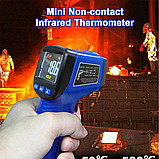 Інфрачервоний пірометр Flus IR-88 (-50...380°C, 13:1, 0.1-1), фото 9