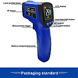 Інфрачервоний пірометр Flus IR-88 (-50...380°C, 13:1, 0.1-1), фото 7
