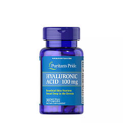 Гіалуронова кислота Puritan's Pride Hyaluronic Acid 100 mg 30capsules