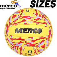 Мяч волейбольный спортивный игровой мяч для волейбола Merco Dynamic Volleyball Ball Size 5 Yellow, размер №5