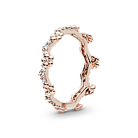 Серебряное кольцо Pandora Цветочная корона 187924CZ 58 SM, код: 7362105