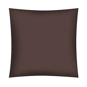 ВІДРЕЗ (0,55 * 2,4) Тканина поплін De Luxe темно-коричнева однотонна (ТУРЦІЯ шир. 2,4 м) (P-FR-0082)