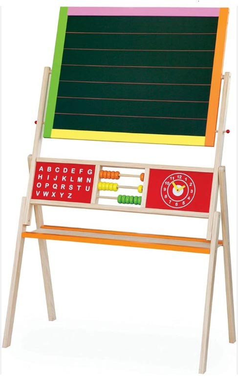 Дерев'яний мольберт Viga Toys 50951 двосторонній магнітний з рахунком, фото 1