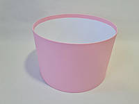 Розовая шляпная коробка гигант (30х20) для создания роскошных мыльных композиций