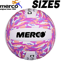 Мяч волейбольный спортивный игровой мяч для волейбола Merco Dynamic Volleyball Ball White, размер №5