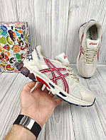 Мужские кроссовки ASICS Gel-Kahana 8 White & Red 41