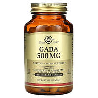Solgar GABA 500 mg 100 капсул EXP